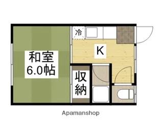 寿コーポ【207号室】の間取り