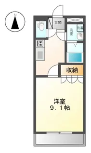 ルミナスハイムK【1階】の間取り