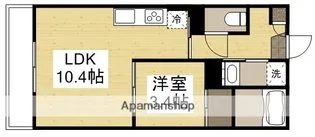 アリビオ富田【5階】の間取り