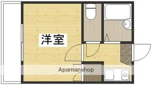 清輝橋第2レジデンス【205号室】の間取り