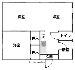 とんだびる【4階】の間取り
