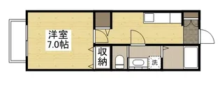 リシャール三野【2階】の間取り