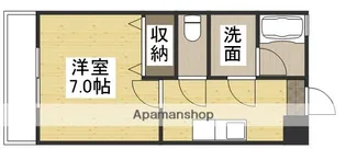 成広伊田コーポ【206号室】の間取り