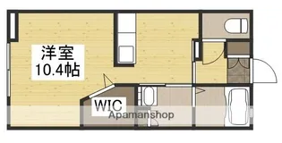 PRONUBE関B【1階】の間取り