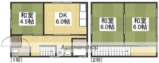 岡山県岡山市南区平福1丁目【一戸建】の間取り