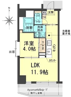 フェリシアコート幸町【3階】の間取り