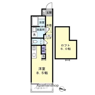 フィユメゾン学南町【L号室】の間取り