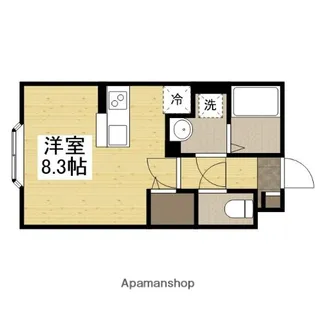 イーストヒルズB棟【2階】の間取り