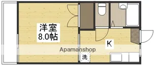 ドエル津島【201号室】の間取り