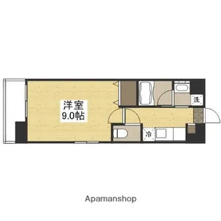 エスト東古松【105号室】の間取り