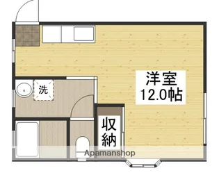 メゾンベルビュー【201号室】の間取り