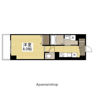 1Kの間取り画像