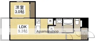 月光 旭川リバーサイド弐番館【2階】の間取り