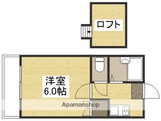 ラポール青江【205号室】の間取り