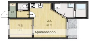 Lien国富【1階】の間取り