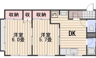白神第三ビル【3階】の間取り