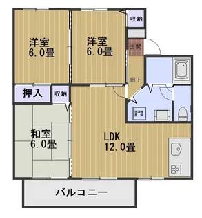 ゼフィール芳泉 C棟【202号室】の間取り