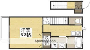 SKY VISTA【2階】の間取り