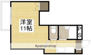 富田町共同ビル(15号室から20号室)【220号室】の間取り