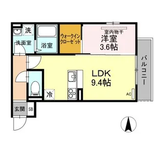 メゾン・ド・ルアール【3階】の間取り
