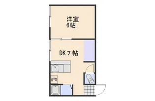 ノベル旭東町【2階-2号室】の間取り