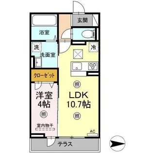 蓮-Ren-【1階】の間取り