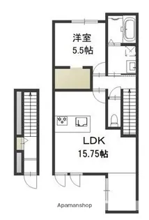 GRATIA(グラティア)【2階】の間取り
