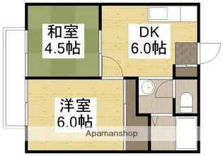 グリーンハイツ【105号室】の間取り