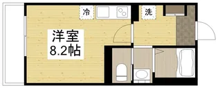 仮称)学南町アパート【2階】の間取り