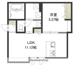 レガーレ原尾島【2階】の間取り
