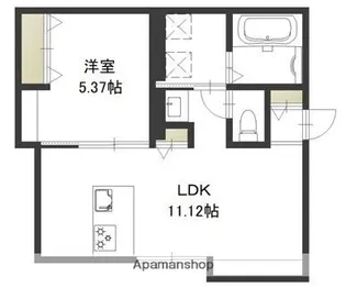 レガーレ原尾島【2階】の間取り
