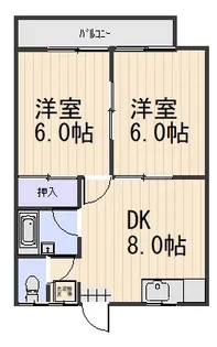 メゾンドいづみ【2階】の間取り