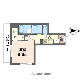 ウエストハイツ【2階】の間取り