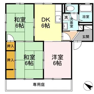 クレストパレス A棟【2階】の間取り