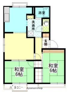 グレースメゾン【205号室】の間取り