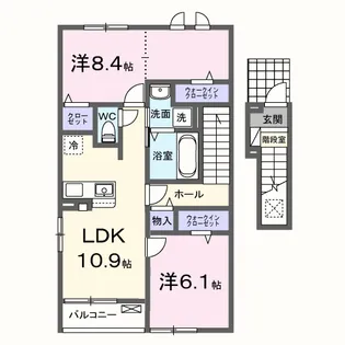 メルヴェーユ【2階】の間取り