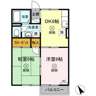 アクティエイト【2階】の間取り