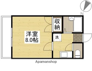 北村ビルSEED21 C棟【4階】の間取り