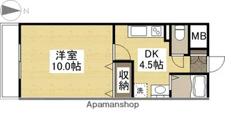グランツ・M【506号室】の間取り