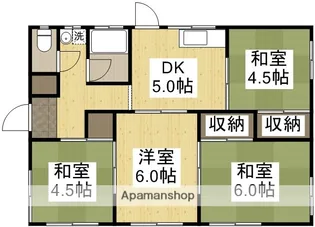 岡山県岡山市北区牟佐【一戸建】の間取り