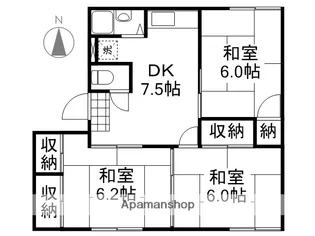 コーポ藤 C棟【202号室】の間取り