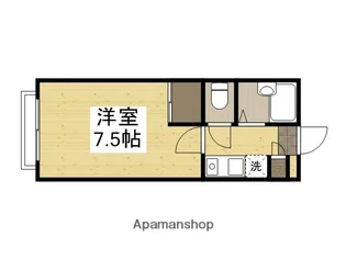 1Kの間取り画像