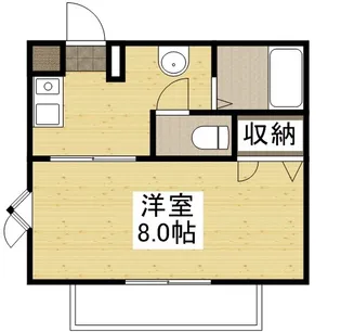 エルモント F【103号室】の間取り