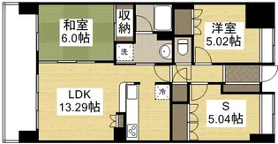 アルファステイツ清心【5階】の間取り
