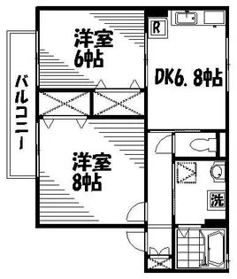 ソレイユ津高【1階】の間取り