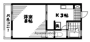 宮の里メゾン【1階】の間取り