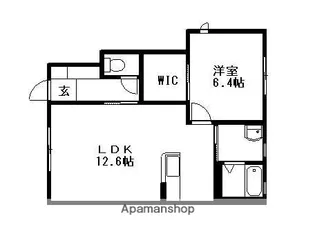 ガーデンクレス D棟【1階】の間取り