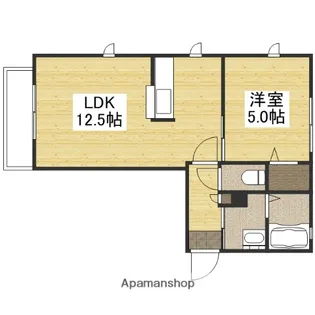 シャーメゾンセシリエール A棟【1階】の間取り