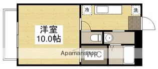 CAFETERIAWAKEⅢ【103号室】の間取り