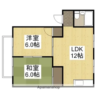 プレステージ【201号室】の間取り